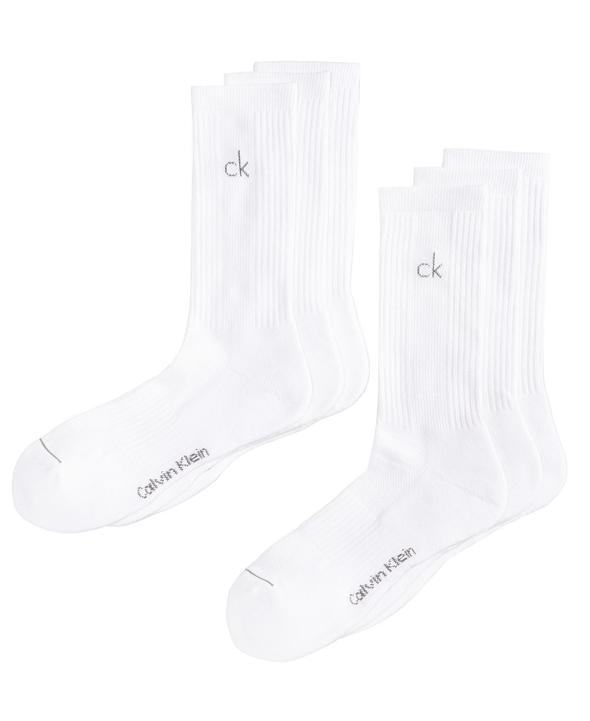 цена Мужские спортивные носки Crew (6 шт.) Calvin Klein