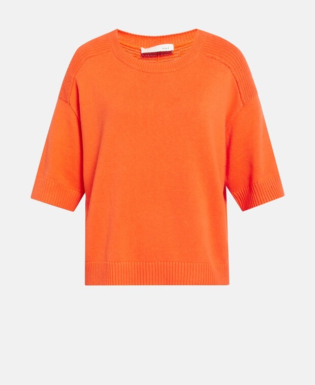 

Пуловер с короткими рукавами Oui Black Label, цвет Pumpkin Orange