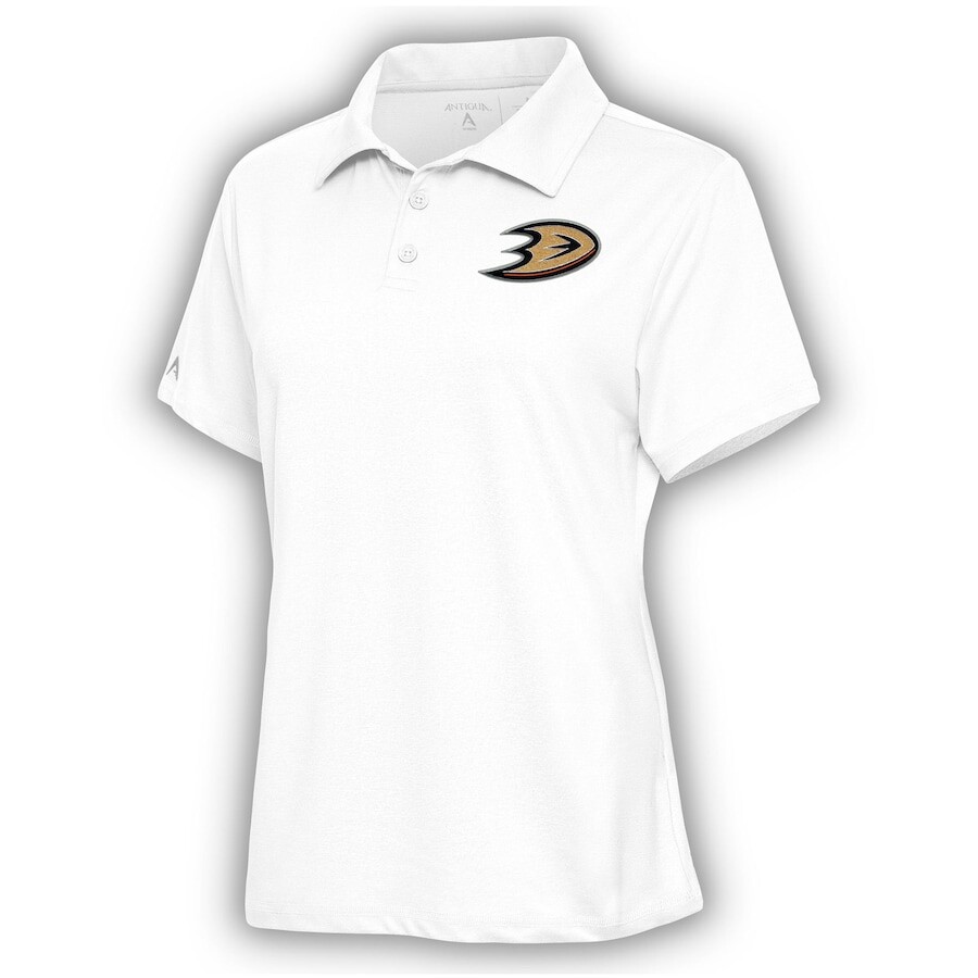 

Поло с коротким рукавом Antigua Anaheim Ducks, белый