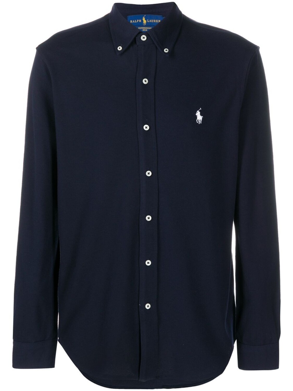 

Рубашка с вышитым логотипом Polo Ralph Lauren, синий