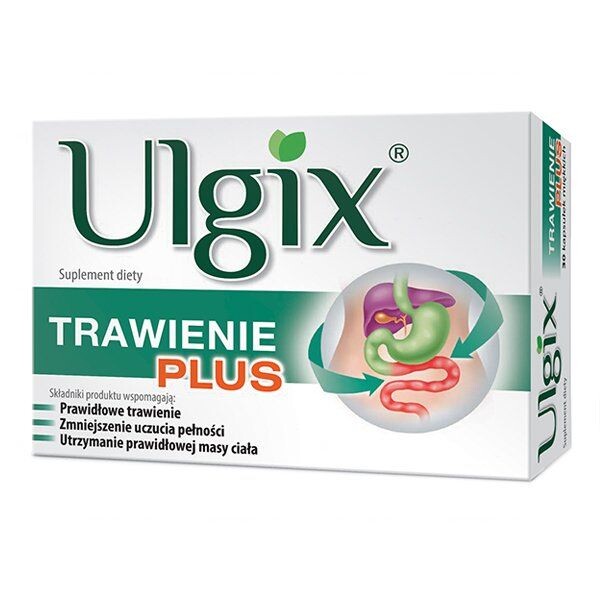 

Препарат, поддерживающий пищеварение Ulgix Trawienie Plus , 30 шт