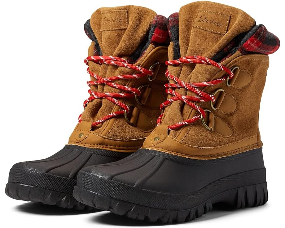 

Ботинки SKECHERS Windom - Plaid Town, цвет Black/Brown