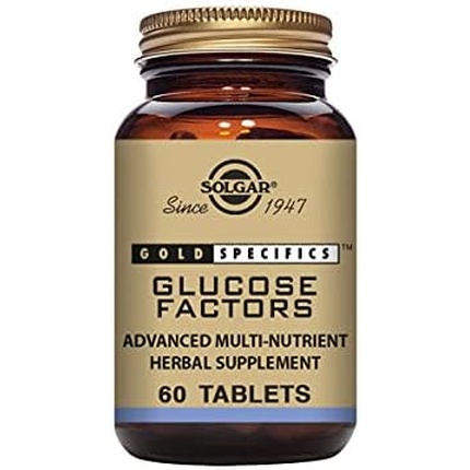 Таблетки Gold Specific Glucose Factors, Solgar
