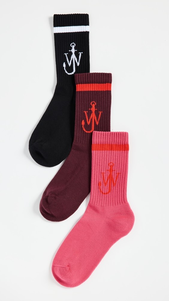 

Носки JW Anderson Anchor Bundle, черный