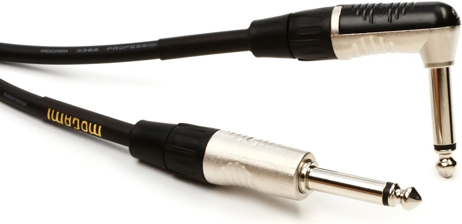 

Mogami MCP GT R 10 CorePlus, прямой и угловой инструментальный кабель — 10 футов