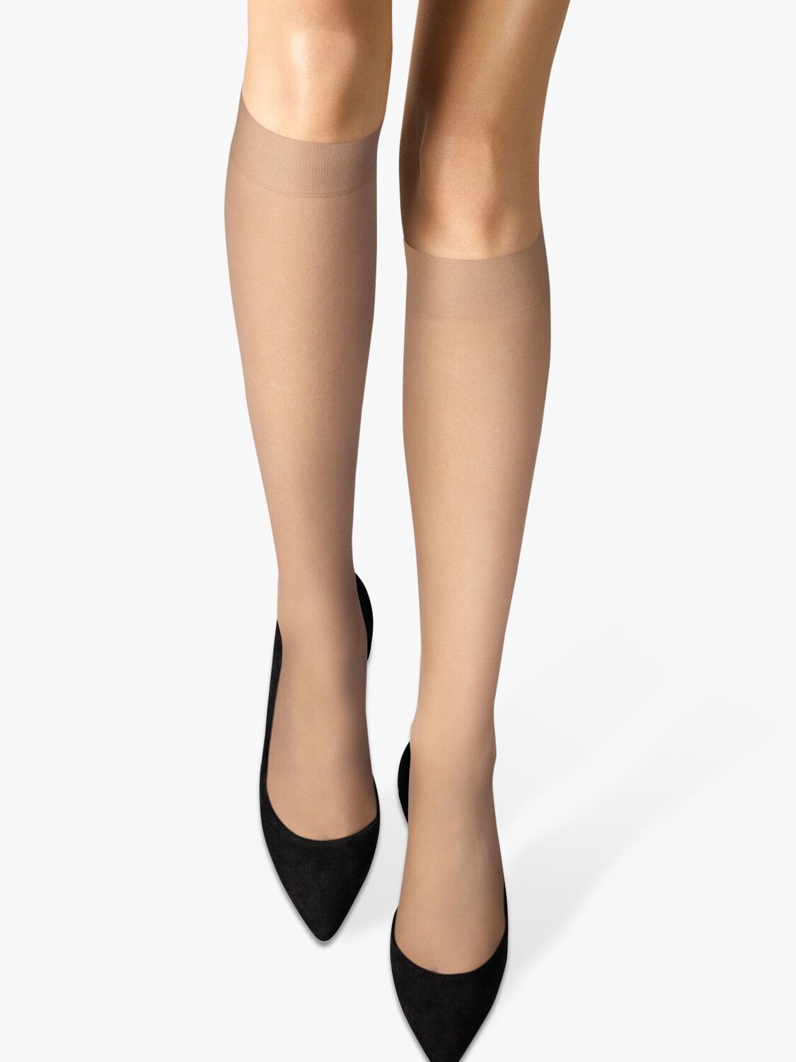 

Носки до колена Satin Touch плотностью 20 ден Wolford, косметический