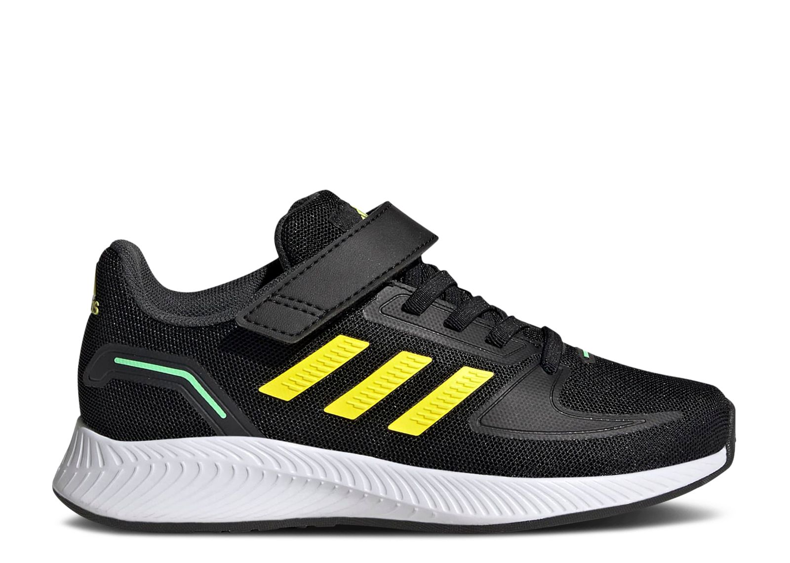 

Кроссовки adidas Runfalcon 2.0 Little Kid 'Black Beam Yellow', синий