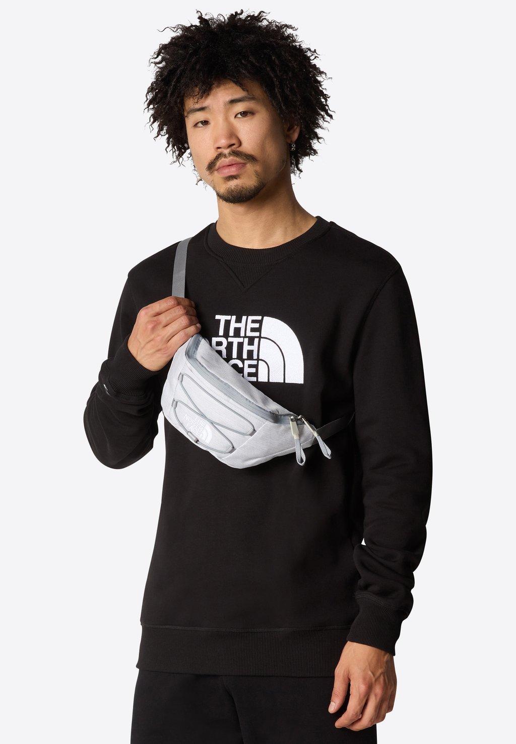 Поясная сумка JESTER LUMBAR UNISEX The North Face, цвет tnf white metallic melange mid grey куртка the north face venture 2 цвет mid grey mid grey tnf black