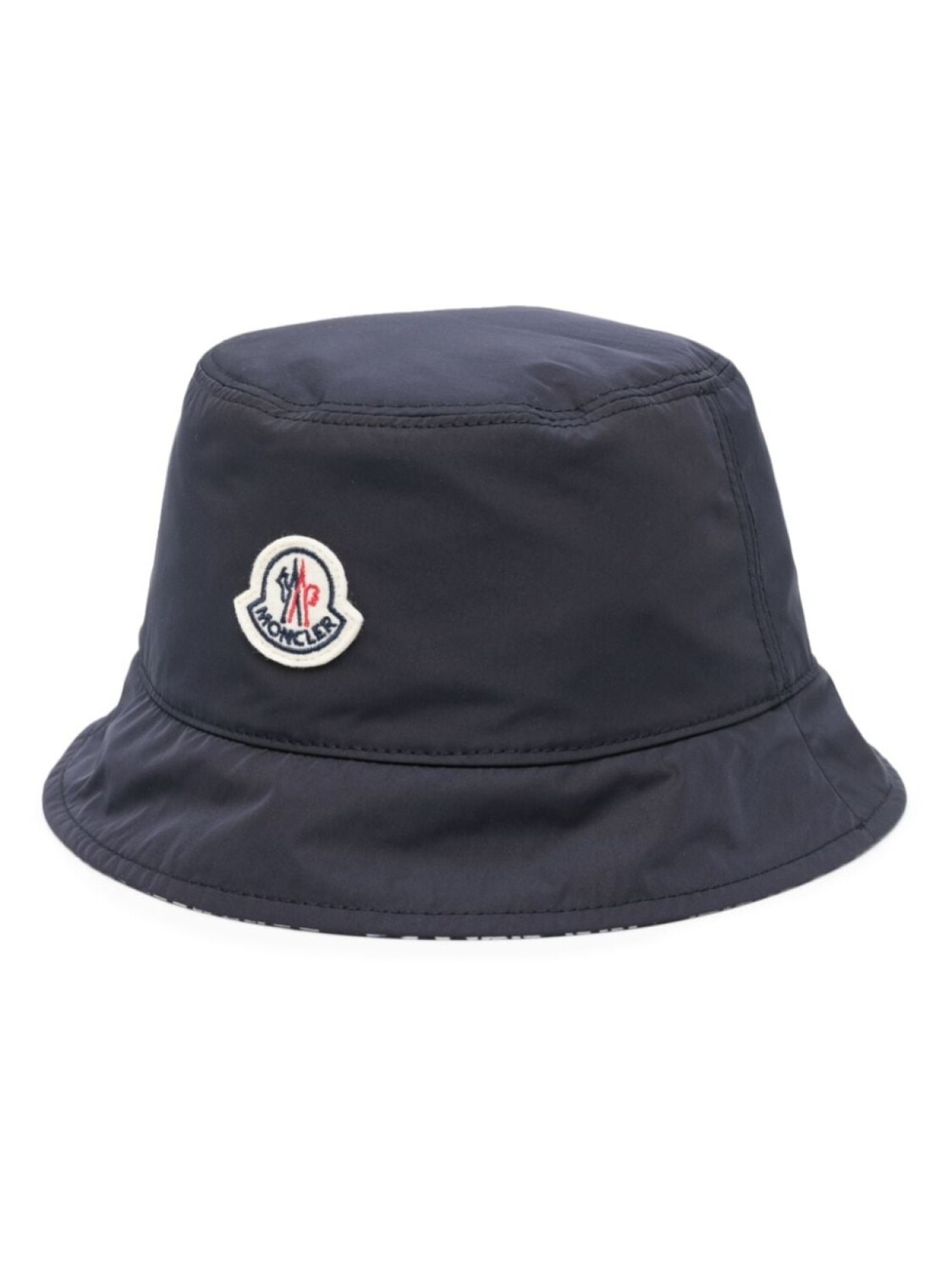 

Moncler панама с нашивкой-логотипом, синий