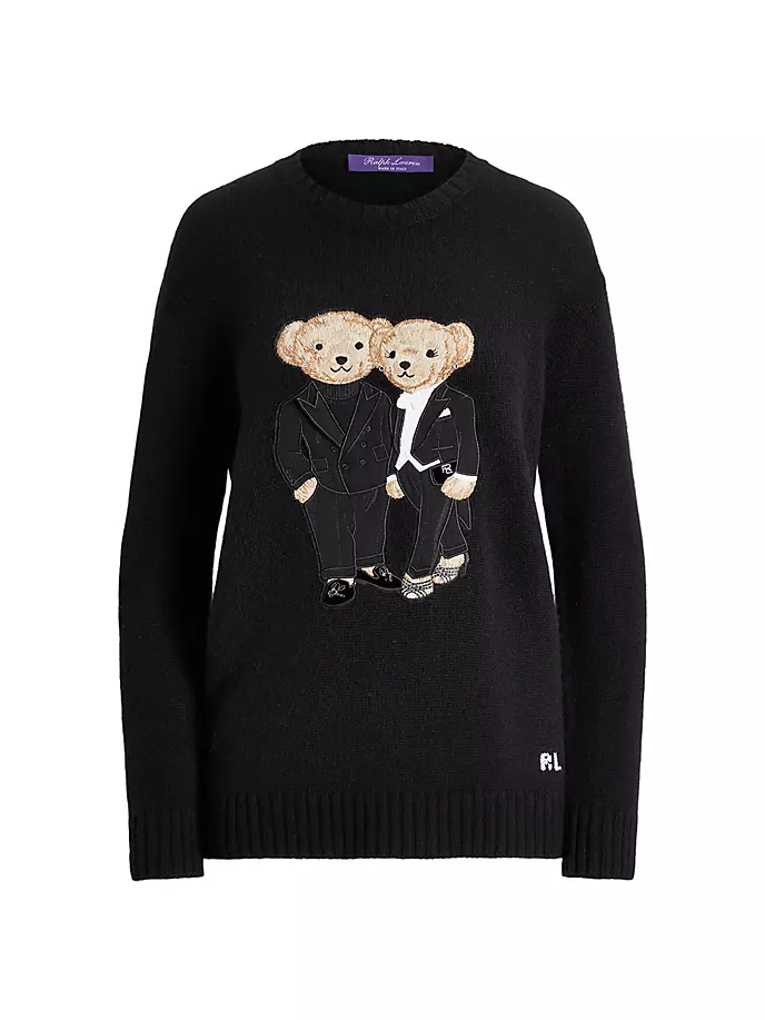 

Кашемировый свитер Tux Bears Ralph Lauren Collection, черный