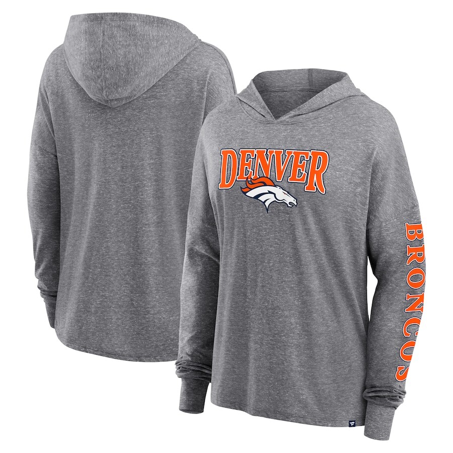 

Футболка с длинным рукавом Fanatics Branded Denver Broncos, серый