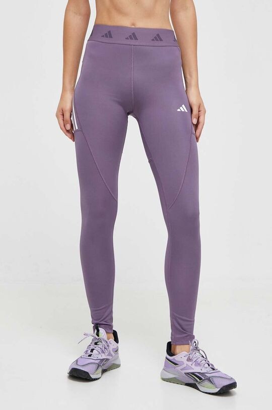 

Леггинсы для тренировок Techfit Hyperglam adidas, фиолетовый