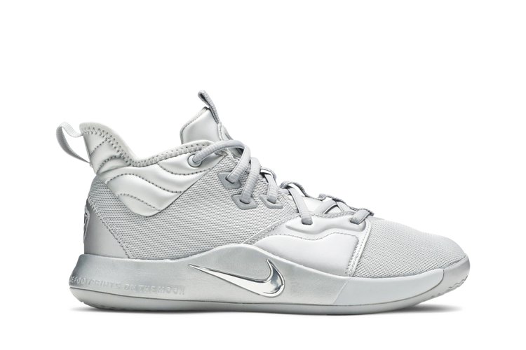 Кроссовки Nike NASA x PG 3 GS '50th Anniversary', серебряный