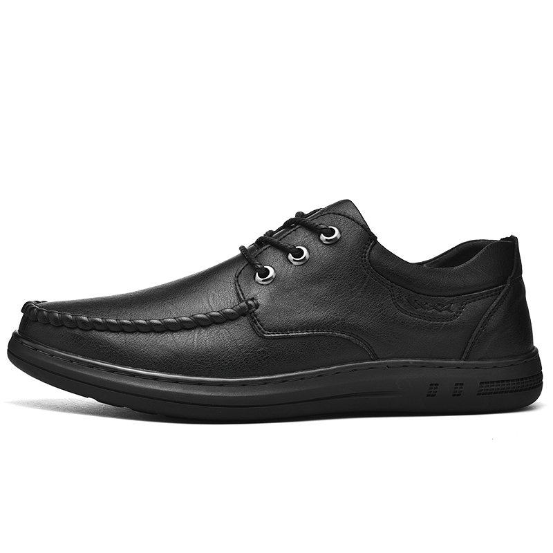 

Туфли мужские Men"s Casual Men Low-Top King Jinmai, цвет Black Slipper 6008-Small Sign