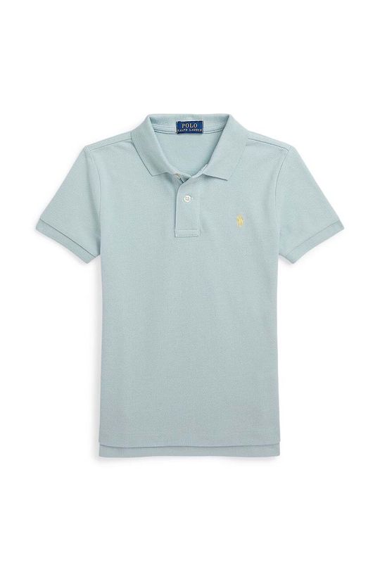 Рубашка-поло из детской шерсти Polo Ralph Lauren, синий
