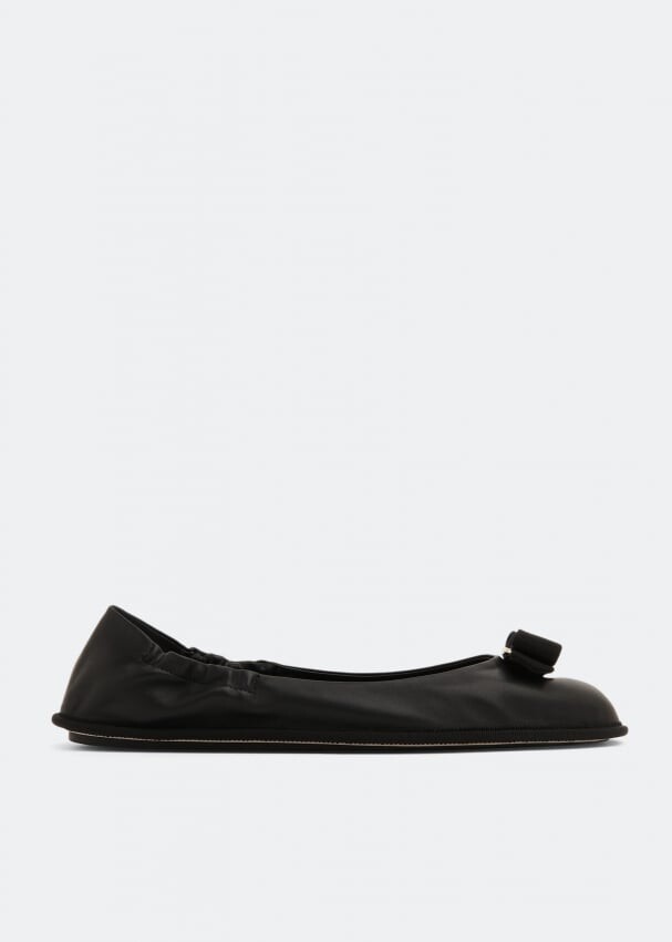 

Балетки Ferragamo Nomadic Stories, черный