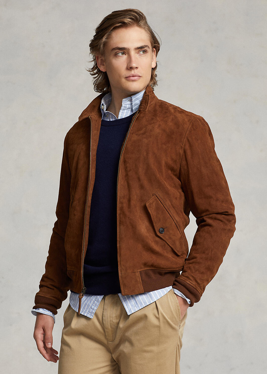 

Замшевая куртка Ralph Lauren
