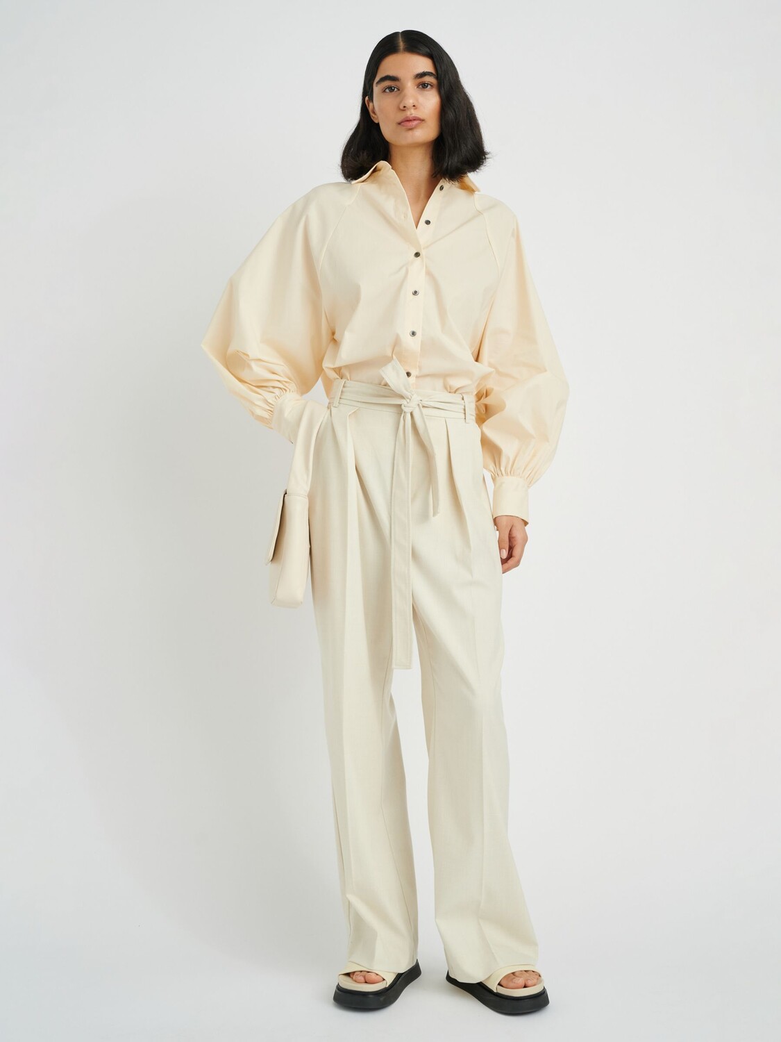 

Рубашка свободного кроя с длинным рукавом InWear Dilliam, яичная скорлупа