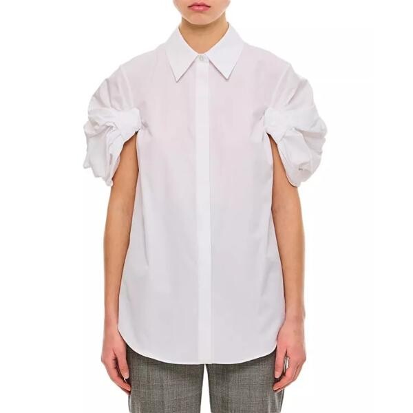 

Футболка short sleeve cotton shirt Alexander Mcqueen, белый