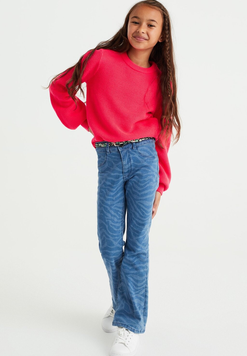 

Свитер Met Structuur WE Fashion, розовый