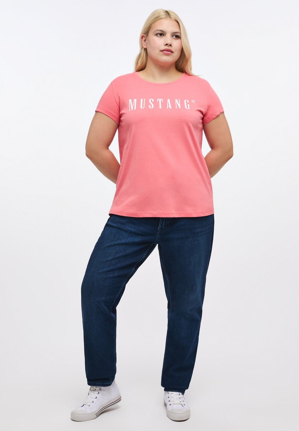 

Футболка с принтом Mustang, цвет rosa