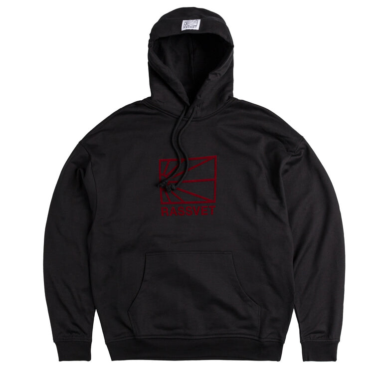 Толстовка Logo Hoodie Rassvet, черный цена и фото