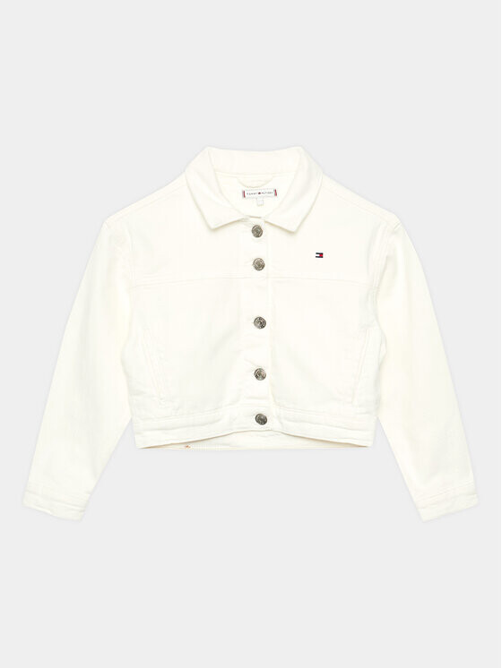 

Джинсовая куртка стандартного кроя Tommy Hilfiger, белый