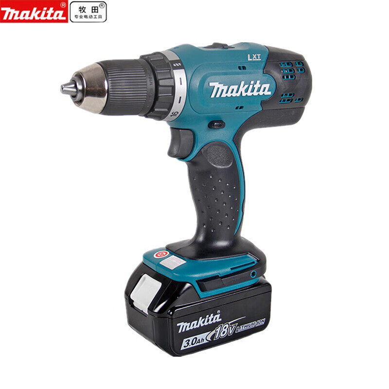 Дрель ручная Makita DDF453SFJ, 13 мм + два аккумулятора 3.0Ah, зарядное устройство