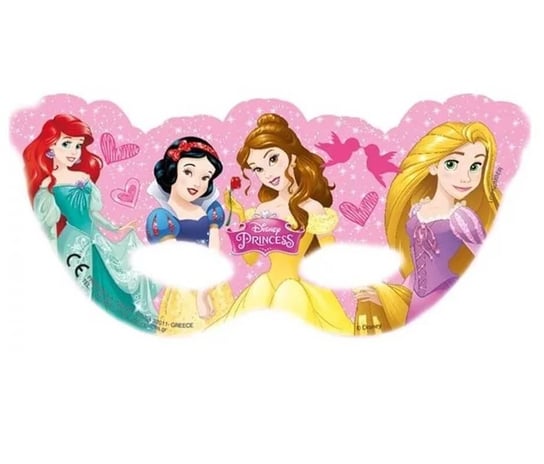 Бумажные Маски Disney Princess, 6 Шт. Procos баннер бумажный procos 1 шт procos elegant mermaid