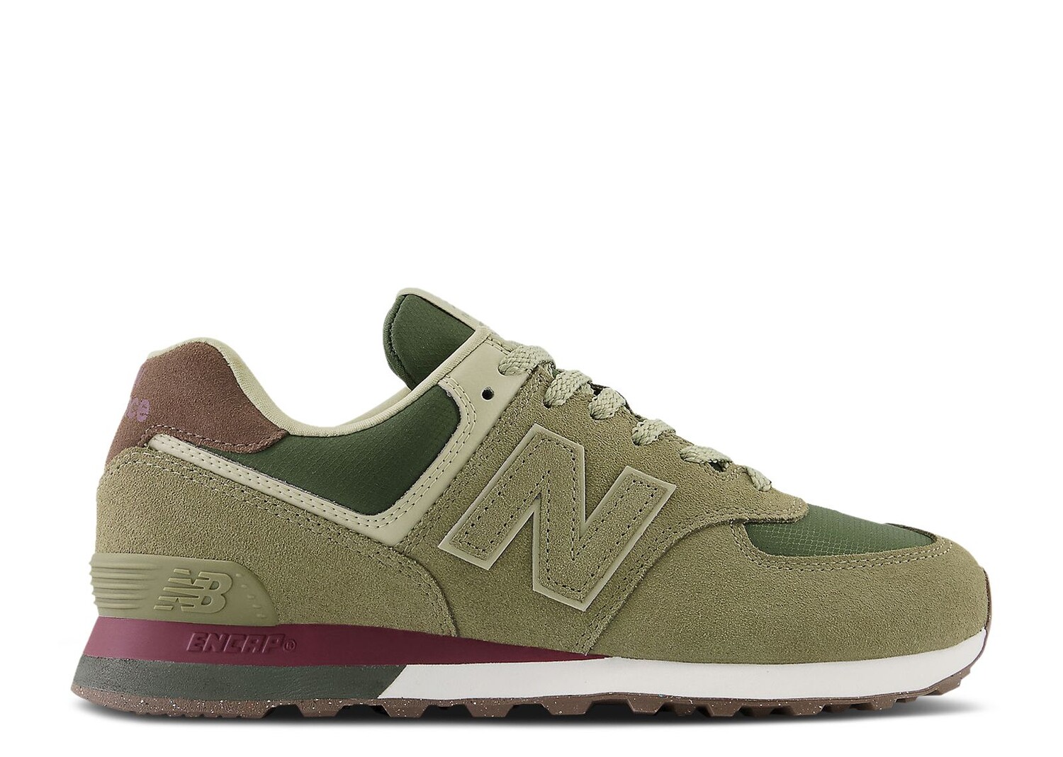

Кроссовки New Balance 574 'Olive Bone', зеленый
