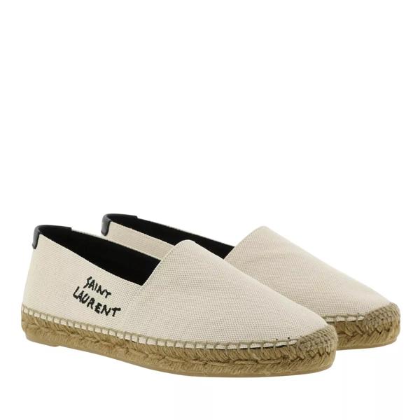 

Эспадрильи embroidered espadrilles canvas natural Saint Laurent, бежевый