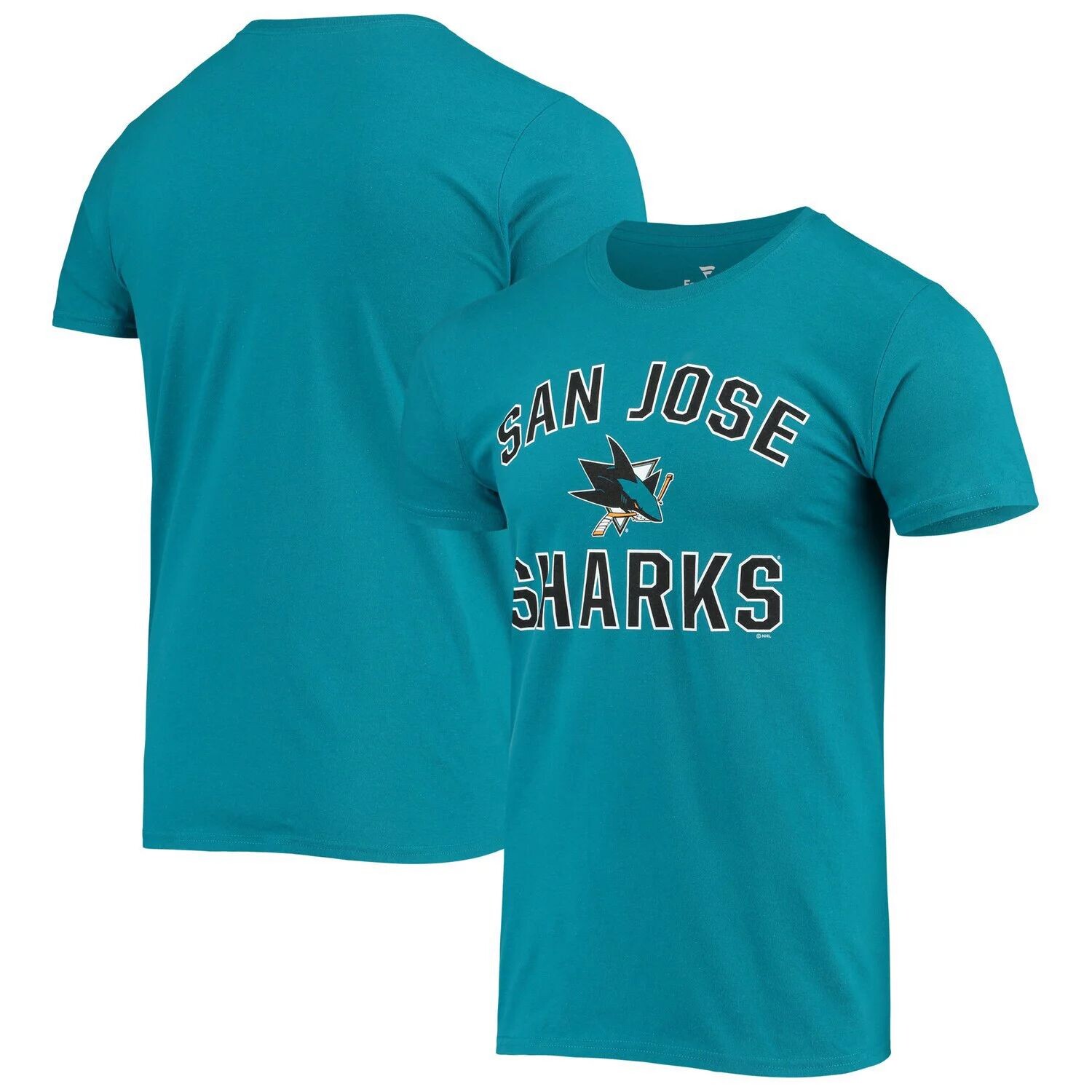 

Мужская темно-бирюзовая футболка Fanatics San Jose Sharks Team Victory Arch