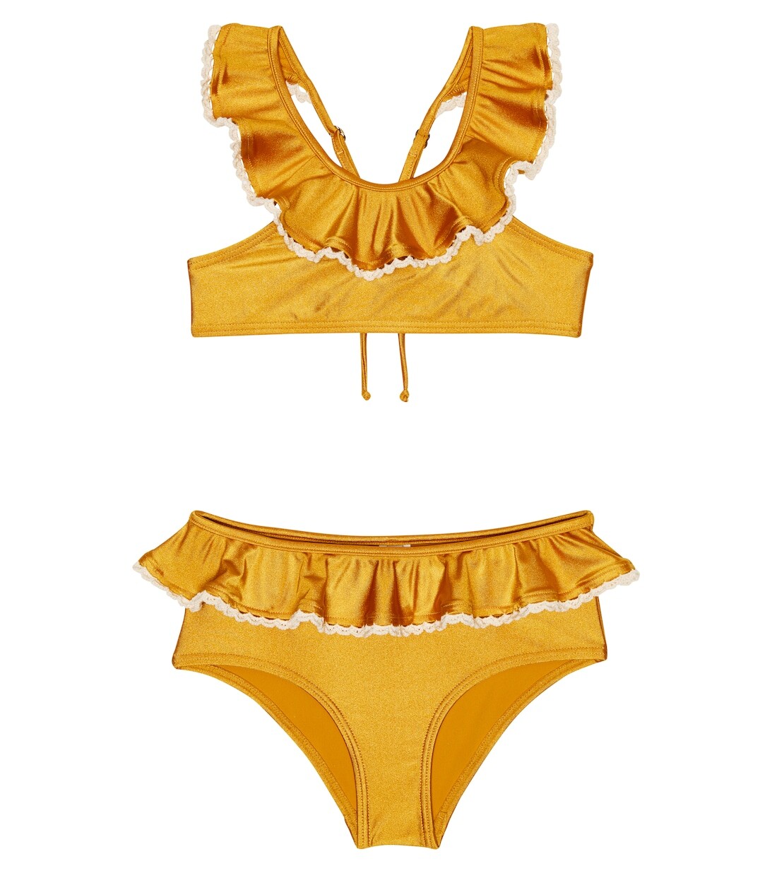 

Бикини Tiggy с оборками Zimmermann Kids, желтый