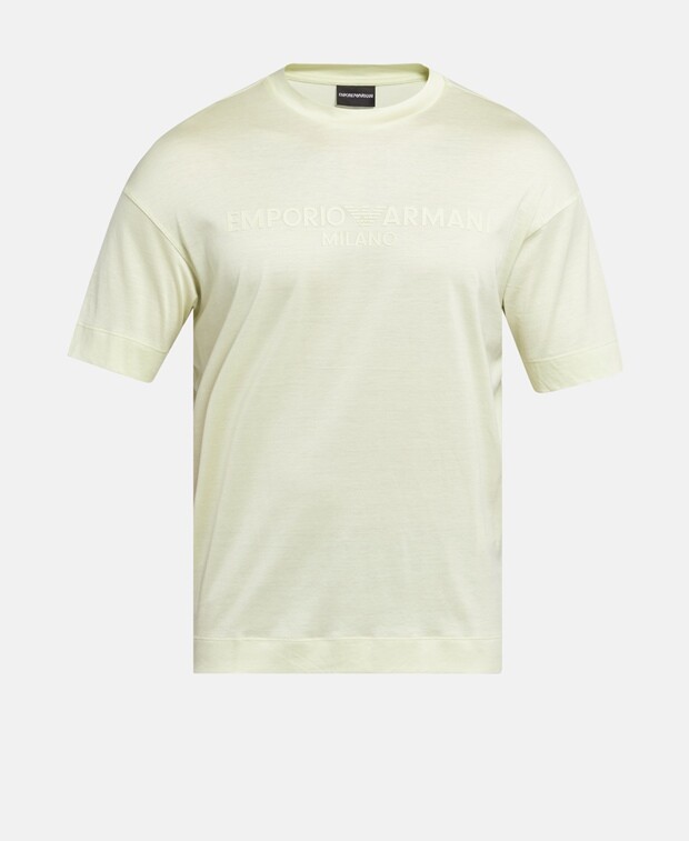 

Футболка Emporio Armani, лаймовый