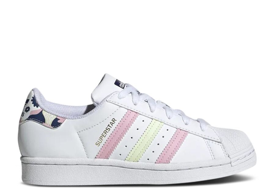 

Кроссовки adidas Superstar, цвет White Floral