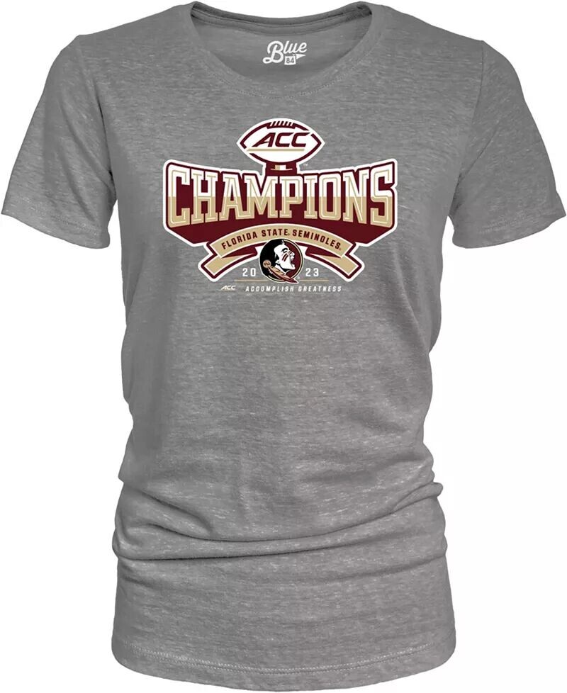 

Blue 84 Женская футболка Seminoles штата Флорида 2023 ACC Champions