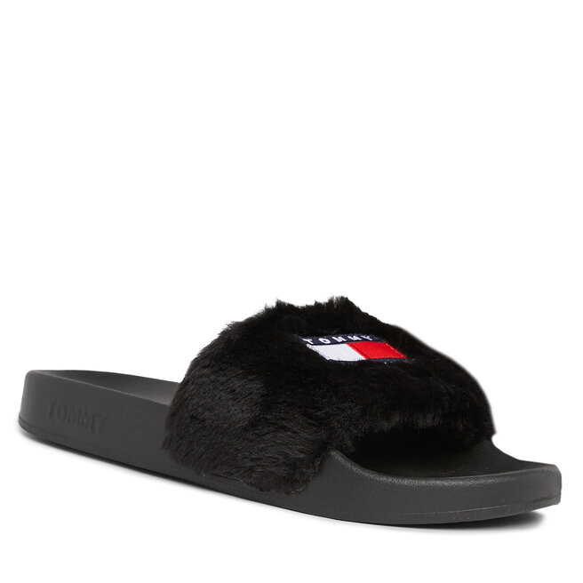 

Шлепанцы Tommy Jeans TjwFur Pool, черный