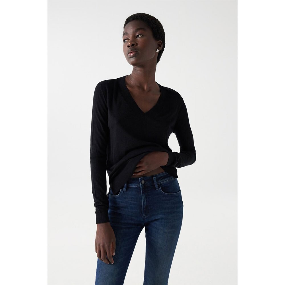 

Свитер Salsa Jeans 21007089 V Neck, черный