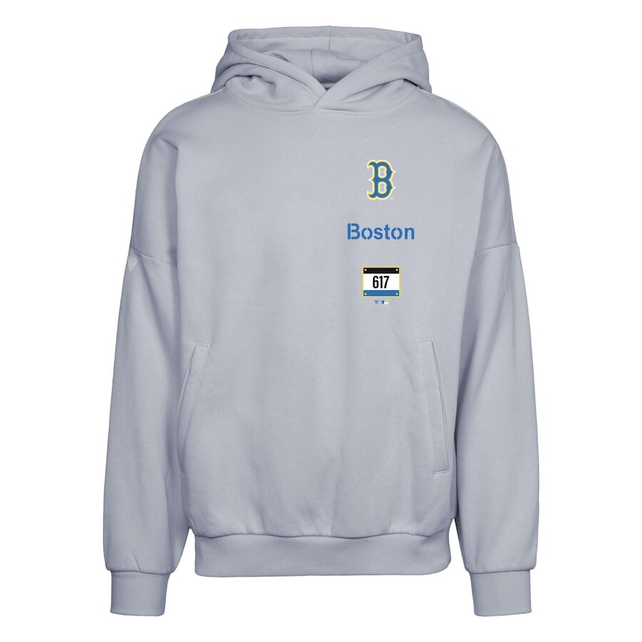 

Пуловер с капюшоном Levelwear Boston Red Sox, серый