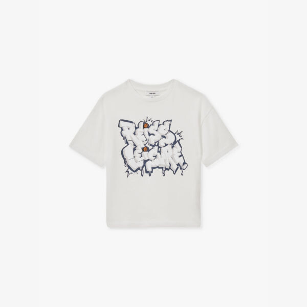 

Футболка из хлопка с принтом граффити Pictor 3-13 лет Reiss, белый