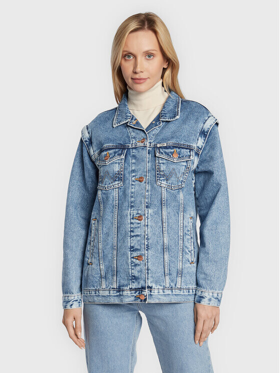 

Джинсовая куртка стандартного кроя Wrangler, синий