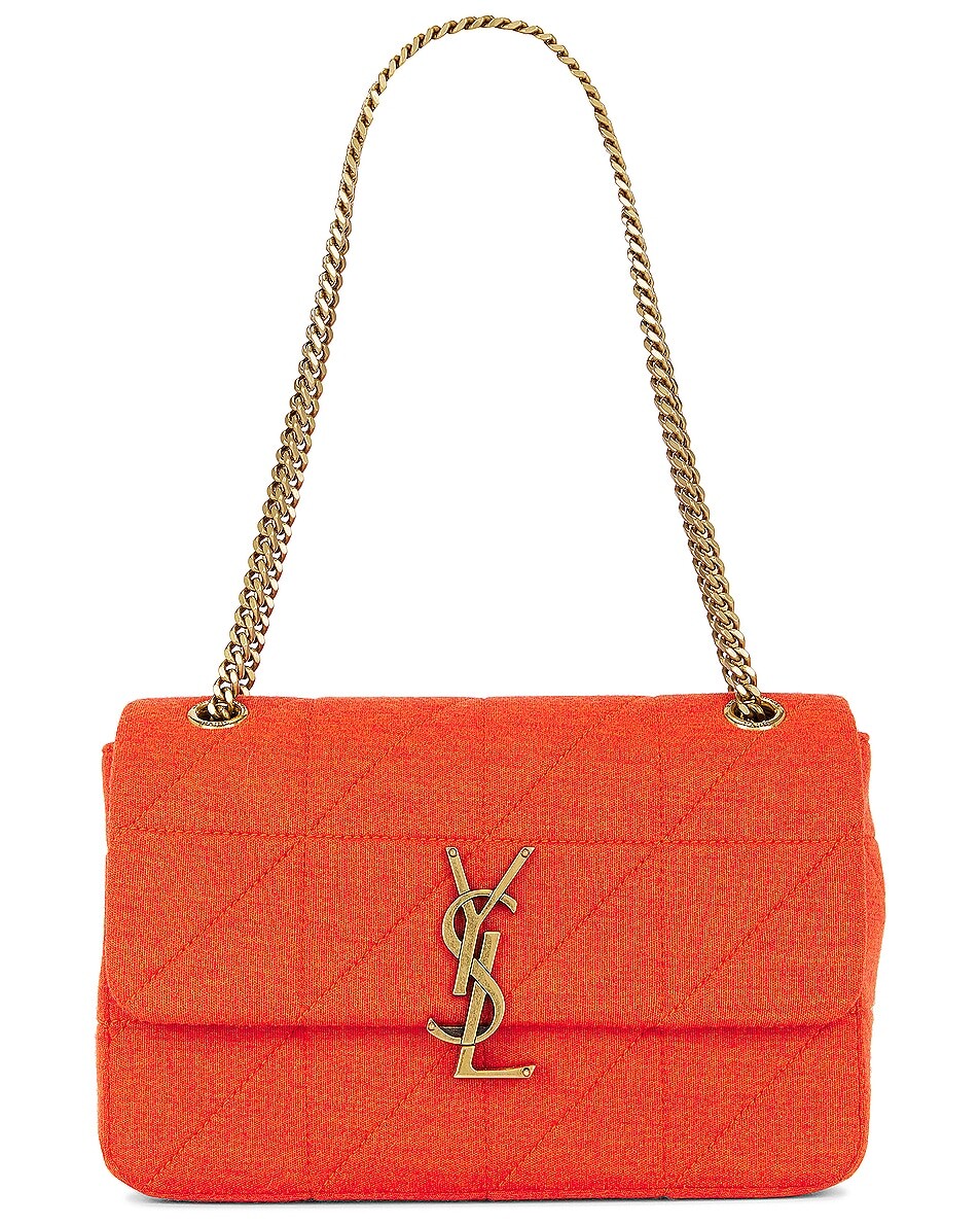 

Средняя сумка на цепочке Jamie Lock Saint Laurent, цвет Bright Marigold