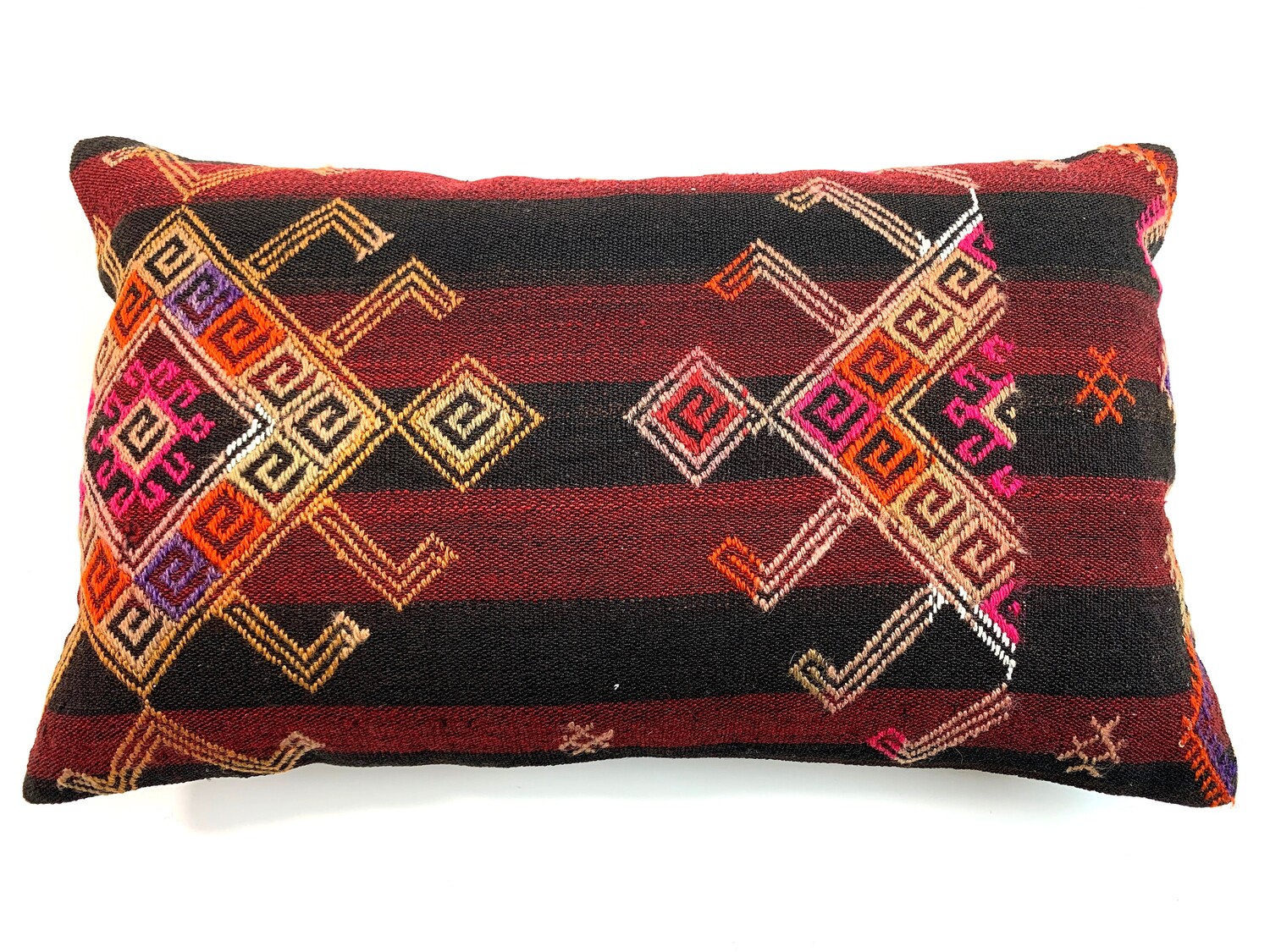 

Чехол для подушки Kilim ручной работы, подушка Kelim 60x40 см, большая турецкая подушка Kilim 24 x 16 дюймов, подушка Kelim teppich для медитации Kilim, оконная подушка