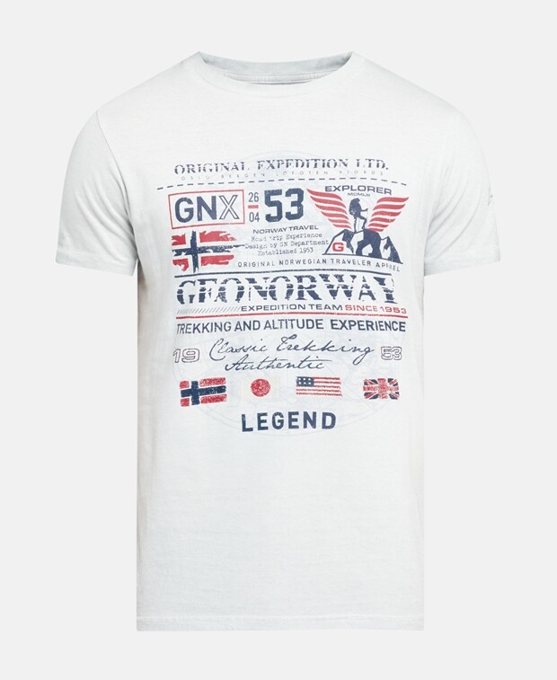 

Футболка Geographical Norway, светло-серый