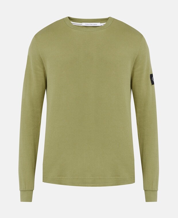 

Топ с длинными рукавами Calvin Klein Jeans, цвет Moss