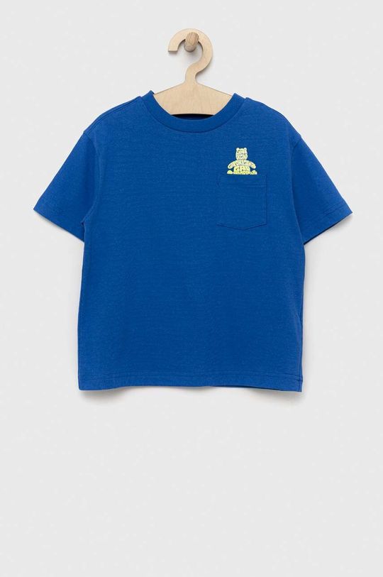Хлопковая футболка для детей Gap, синий