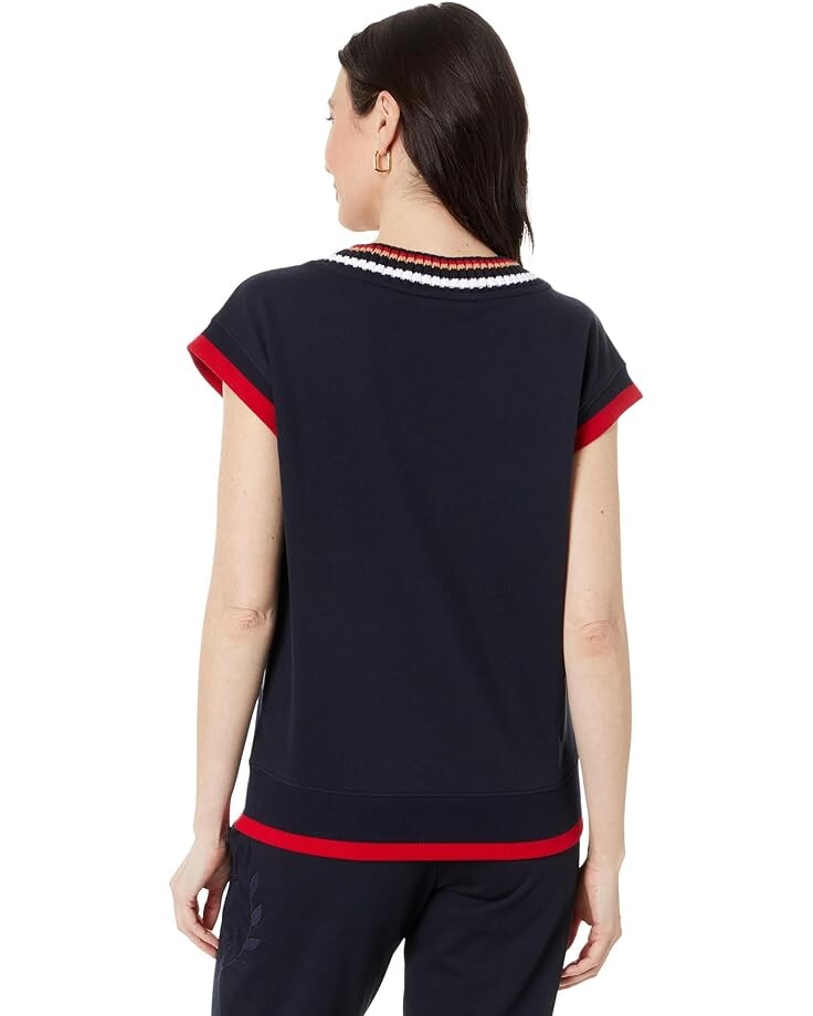 

Свитер Tommy Hilfiger French Terry Pullover Vest, цвет Sky Captain