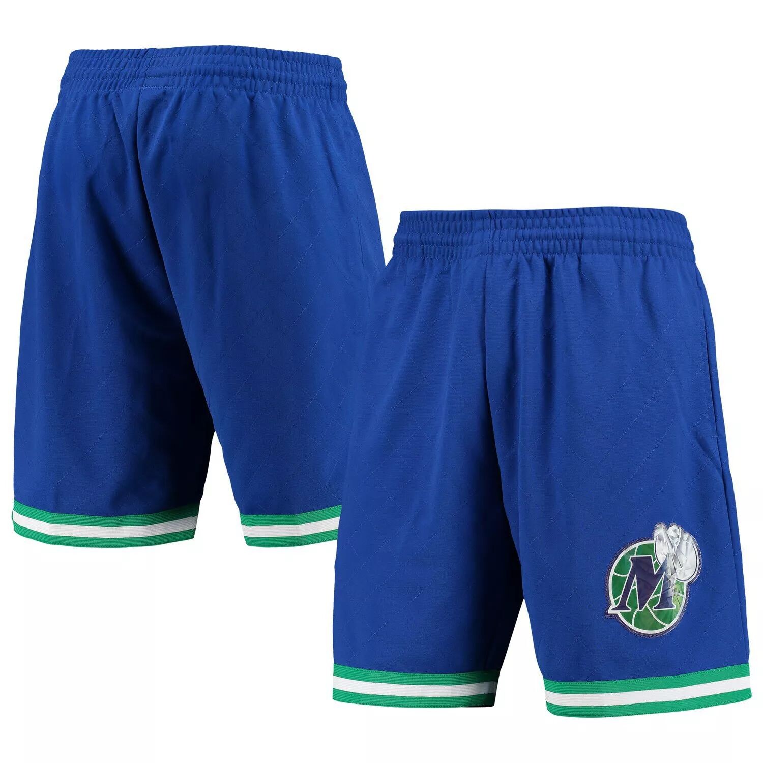 

Мужские шорты Mitchell & Ness Blue Dallas Mavericks 1998 Hardwood Classics 75th Anniversary Swingman