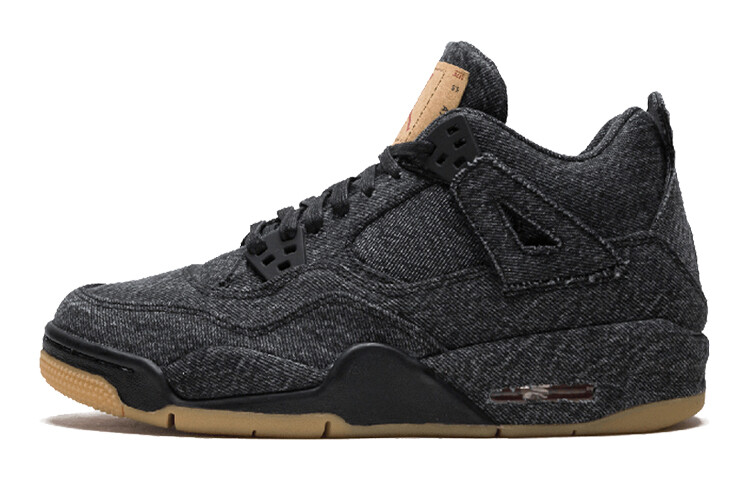 

Jordan 4 Retro Levi's Black (GS) (Levi's Tag) Черный