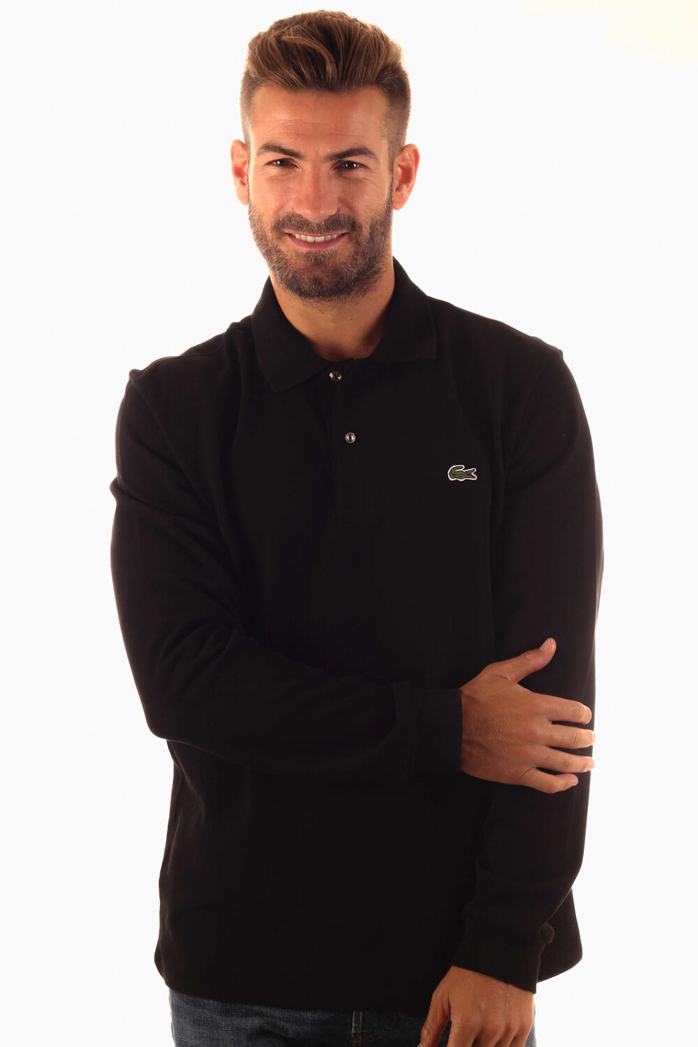 

Толстовка - Черный - Классический крой Lacoste, черный